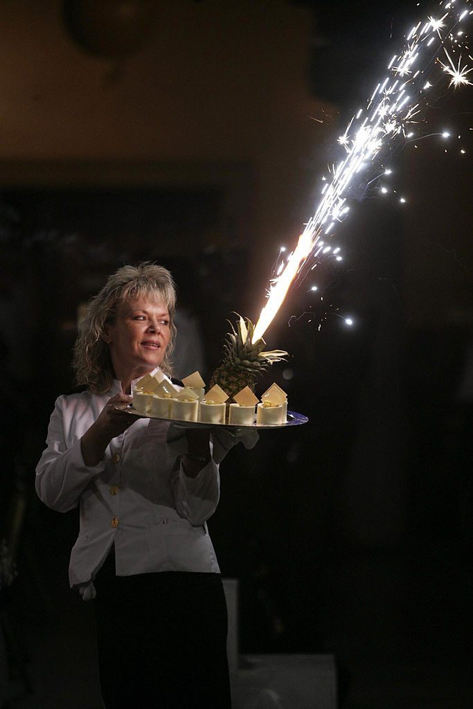 An explosive dessert at the 2006 Nobel Banquet.
