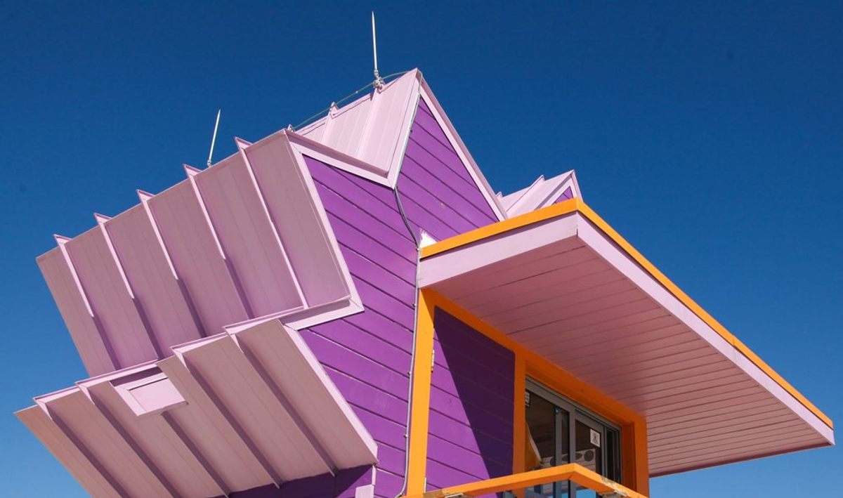 With houses of refuge long gone, these colorful lifeguard towers secure the South Florida beachfront.