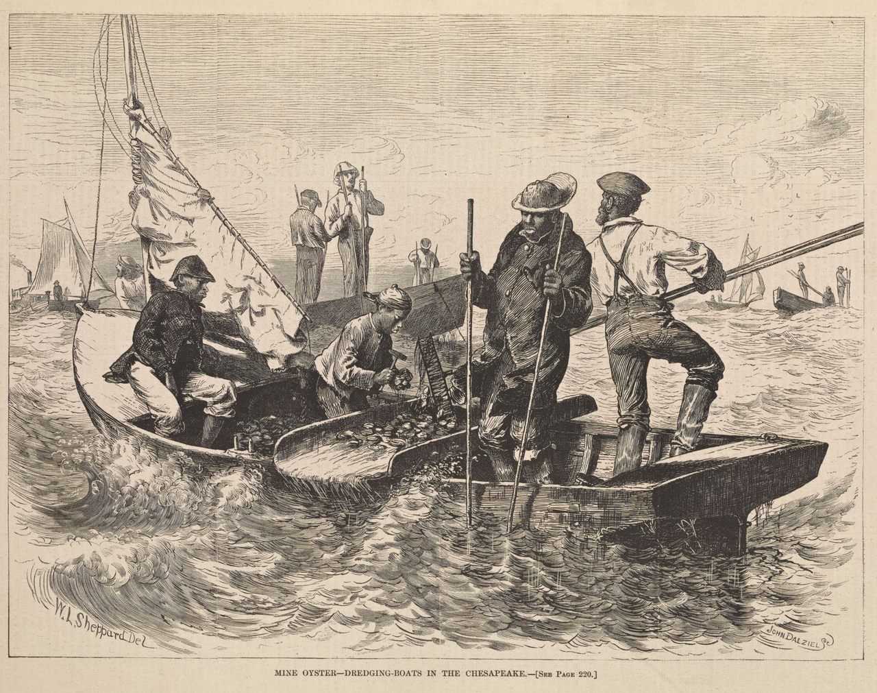 Oystermen were often African American.