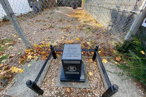 Site Where the First V2 Rocket Fell on London 
