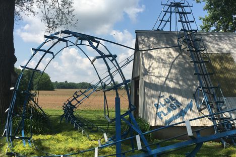 The Blue Flash in Bruceville