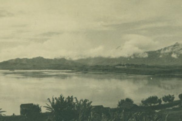 The fishpond in 1910.