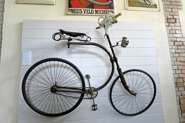 An antique bike.