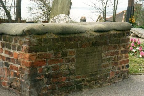 Tomb of Mary Ellis at St. Clement's Church. 