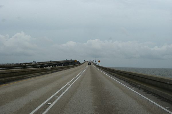 First person view of the bridge