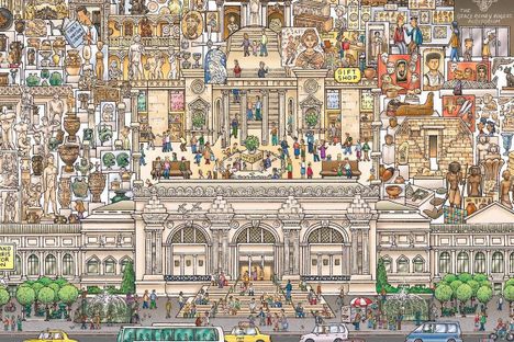 Lose Yourself in a Mesmerizing, Meticulous Map of the Met
