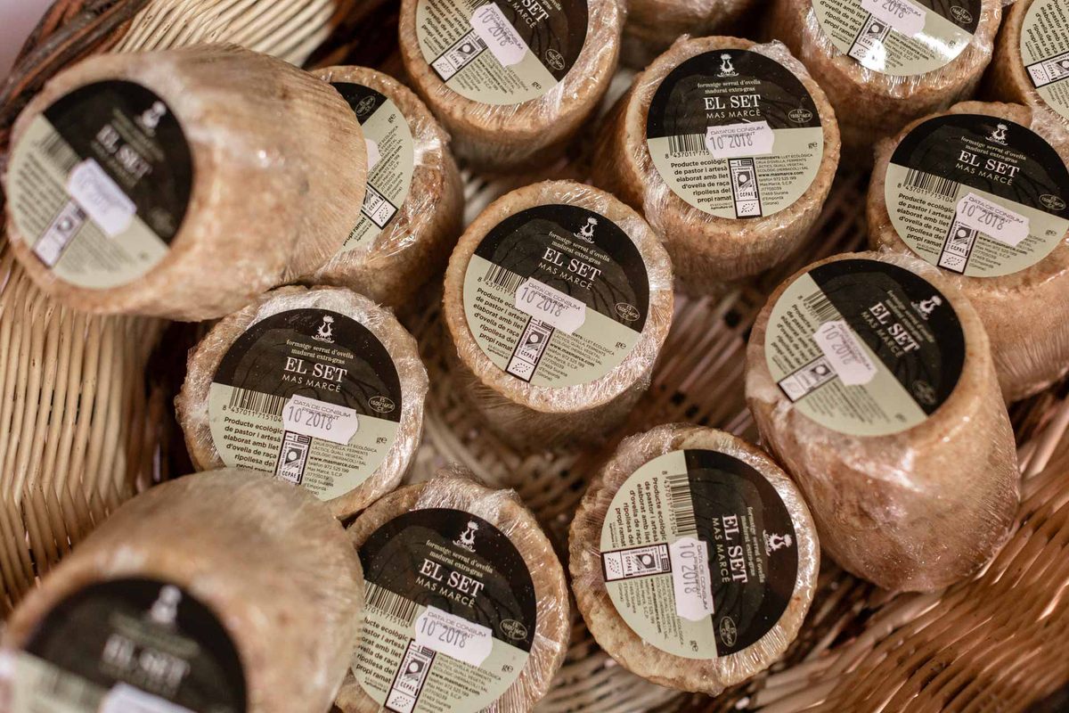 Mas Marce's "El Set" cheese is a premium option that comes from an old family recipe.