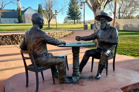 Show Low Card Game Monument