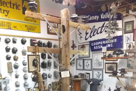 Small museum but every space shows you something electrical.