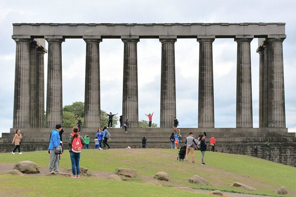 What appears to be an ancient Greek ruin is, in fact, a colossal mess.