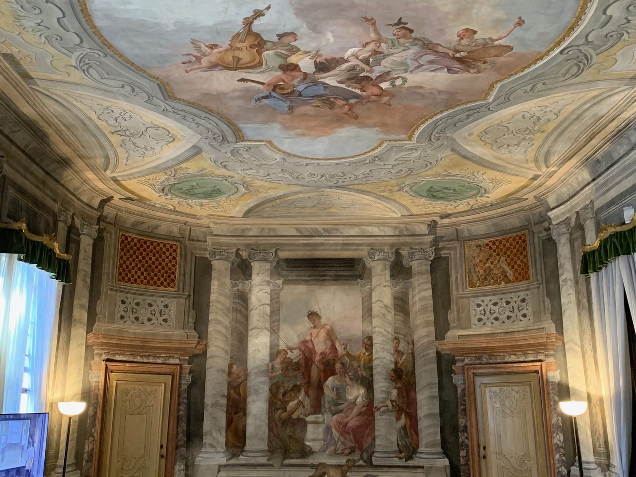 The music room of the Ospedaletto is known for its remarkable acoustics.