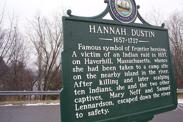 Sign explaining Hannah's story