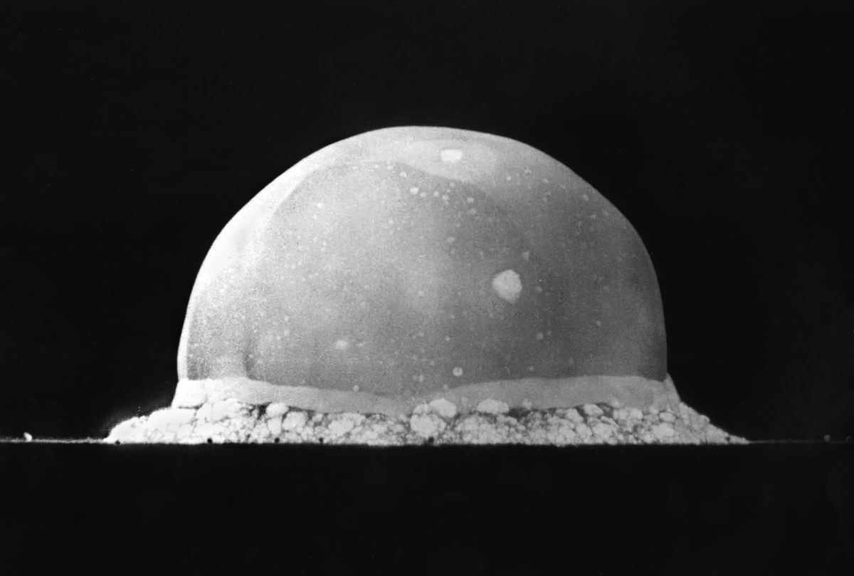 Trinity test, 16 July 1945.