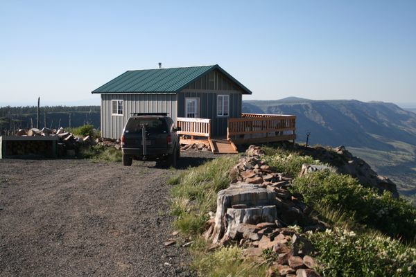 The lookout cabin.