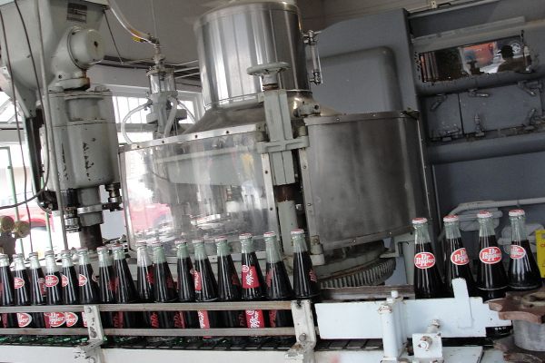 Dublin Dr Pepper being bottled.