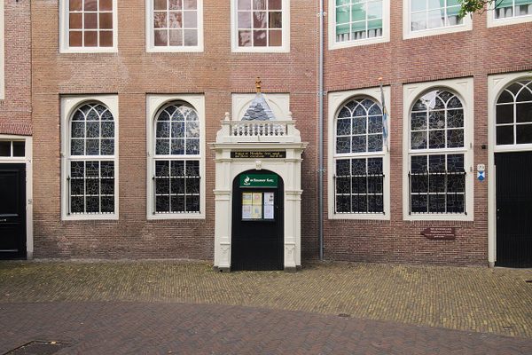 Entrance to the hidden chapel. 