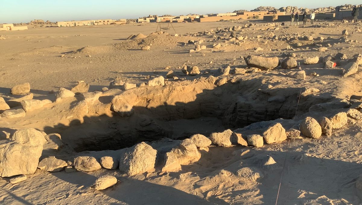 Thousands of years ago, people in this part of Sudan used underground tombs to bury their dead.