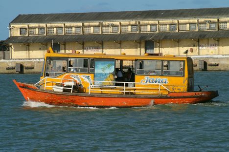 Bus-boat in Cabedelo