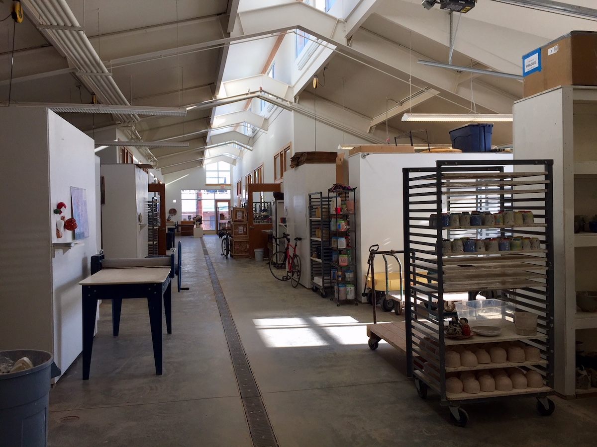 Inside the Archie Bray Foundation.