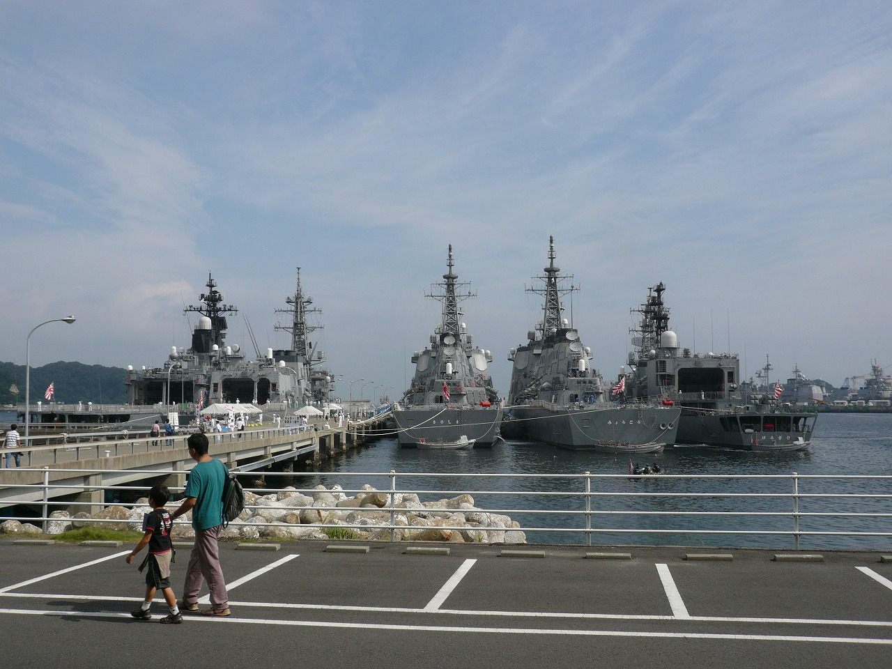 A view of the Yokosuka naval base.