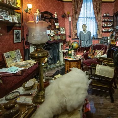 The recreated apartment.