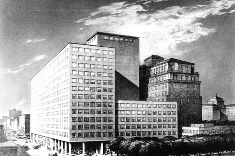 Rendering from the Board of Transportation Annual Report, 1949