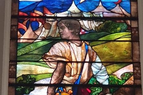 Tiffany Glass Window at The Parish Church of St Cuthbert
