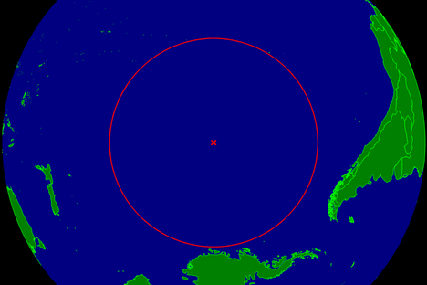 Latin for “nobody,” Point Nemo—pictured in this map—has a fitting name.