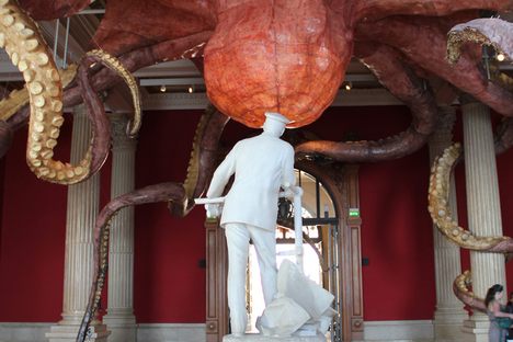Octopus on the ceiling 