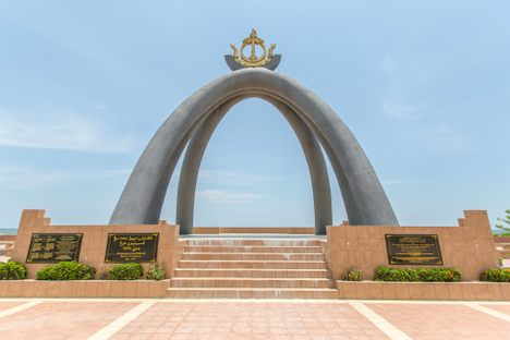 Billionth Barrel Monument.