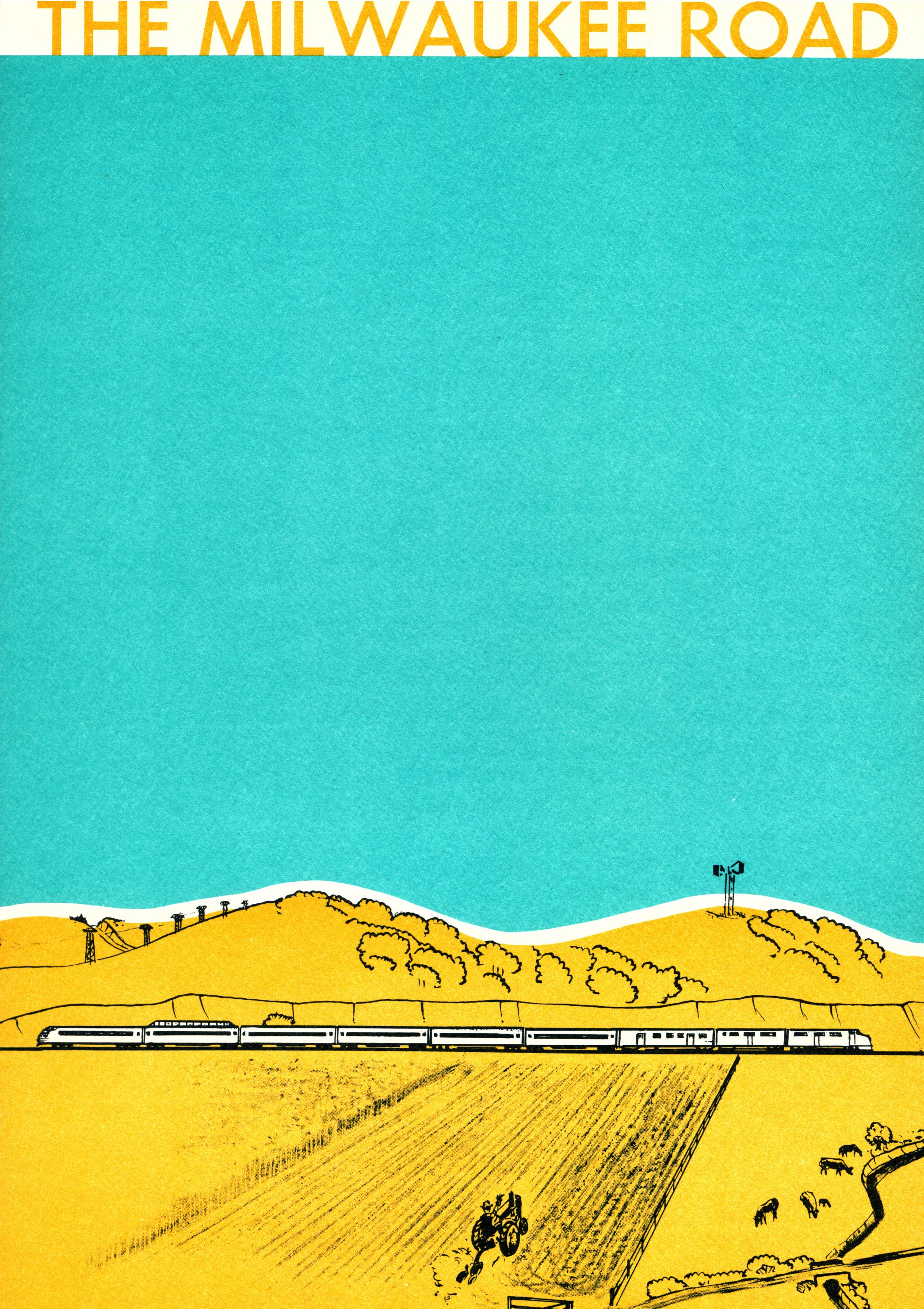 A sunny menu for the <em>Milwaukee Road</em>train from 1962.