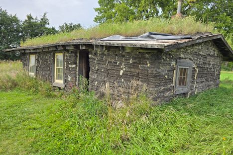 Sod House on the Prairie