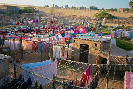 Juna Dhobi Ghat in Karachi, Pakistan.