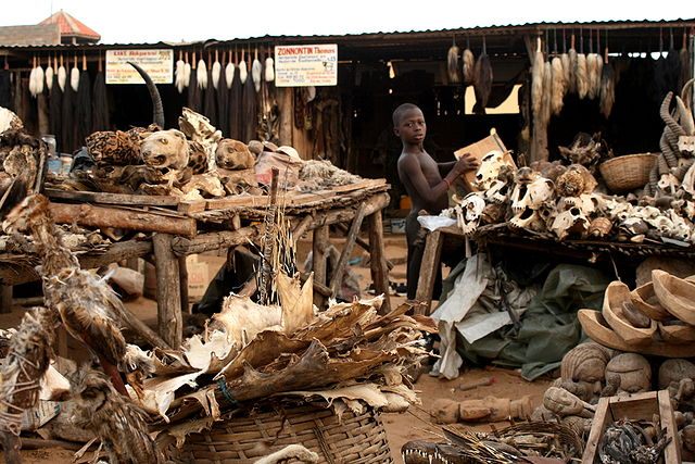 A stall at Akodessewa.