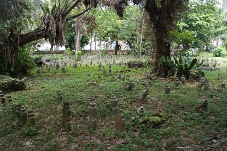 Malay burial plot