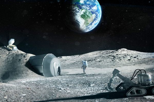 A possible design for the Moon Village.