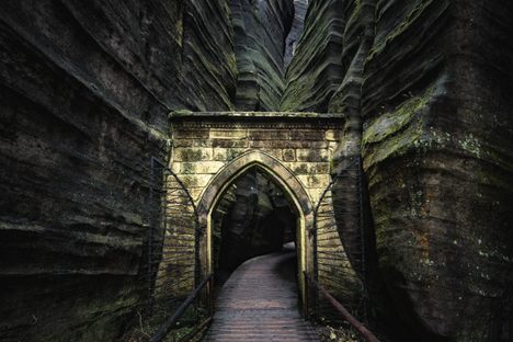 The "gothic gate."