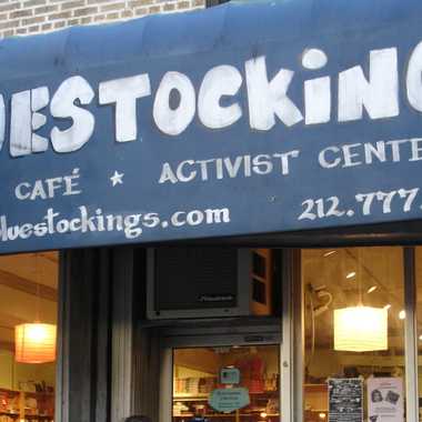 Bluestockings storefront in 2006.