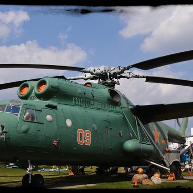 Mil Mi-6 (NATO reporting name Hook) Soviet heavy transport helicopter