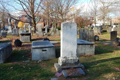 Aaron Burr's Grave in the Princeton University's Presidents Plot