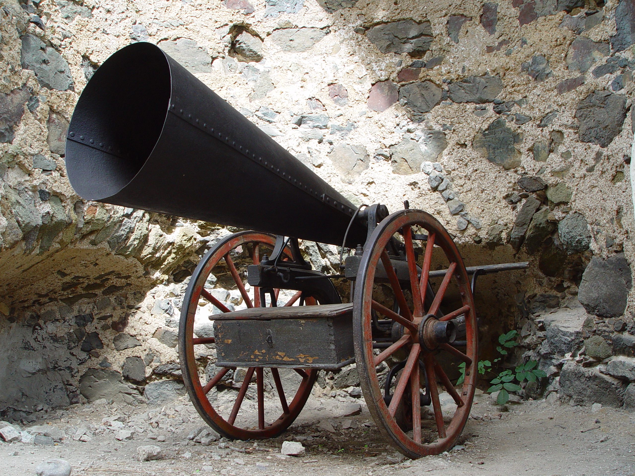 Hail cannon in Slovakia.