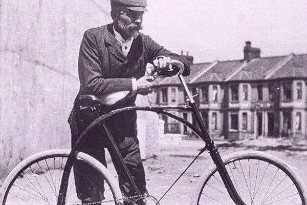 A 1900s-era bicycle—Edmond Edmont's tool of the trade.