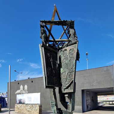 Where the synagogue once stood.