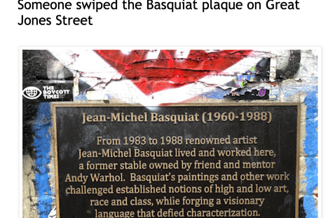 Jean-Michel Basquiat's Digs in The East Village