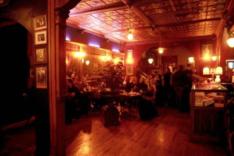 The interior of Shaker's Cigar Bar