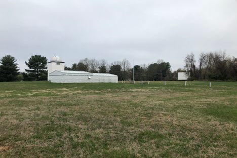Remaining two radar towers and roll-top observatory. (2020)