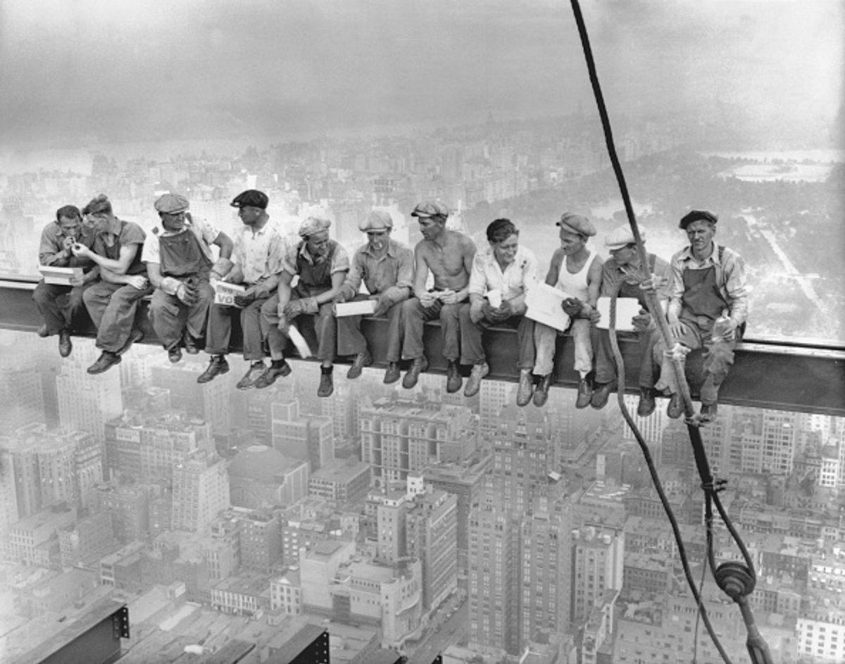 Lunch on a skyscraper above Manhattan, September 1932.