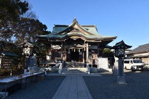 Ryuko-Myojin Shrine in Kamakura, Japan