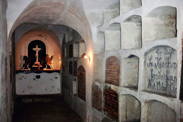 The catacombs.