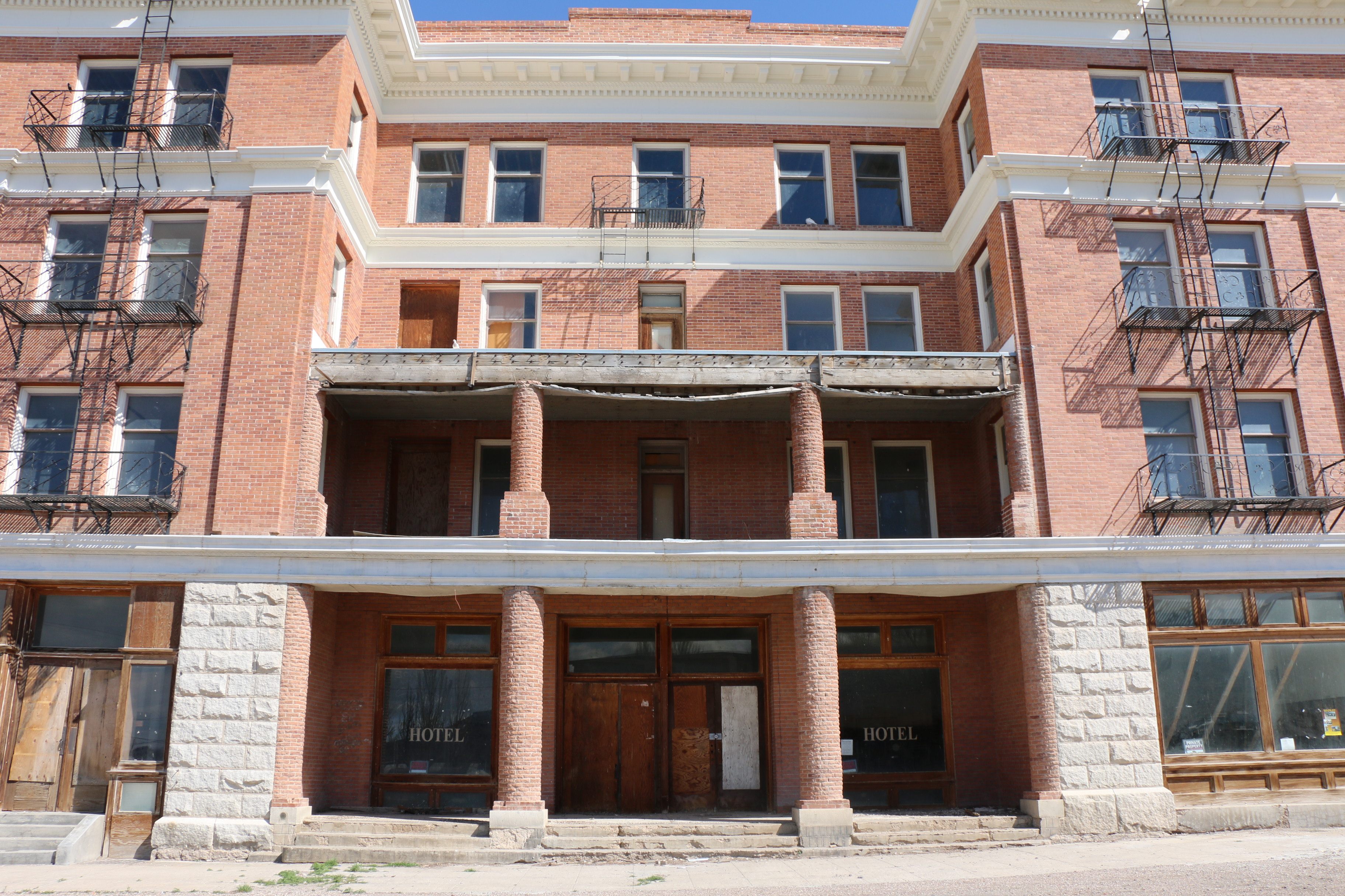 In recent years, the long abandoned Goldfield Hotel has become a favorite subject of paranormal TV shows 